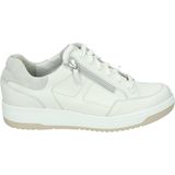 Durea - 6281 K - Damessneakers - Wit - Leer - K-breedte - Uitneembaar Voetbed