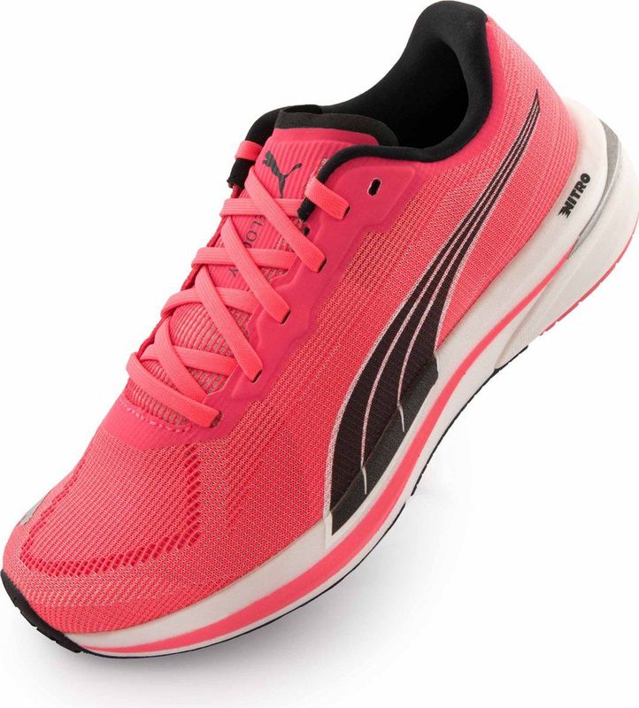PUMA - WMNS Velocity Nitro - Hardloopschoenen - Roze - Lichtgewicht Nitro-schuim Demping