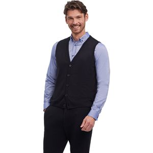 FALKE - Basic New Merino - Gilet - Zwart - Heren
