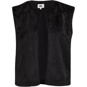 WE Fashion - Gilet - Imitatiebont - Dames - Regular Fit