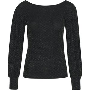 Blouse - Effen - Blouseshirt - Slanke Pasvorm - Lange Mouw