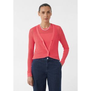 COMMA Gebreid vest  koraal