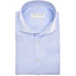 John Miller - Overhemd - Lichtblauw - Katoen