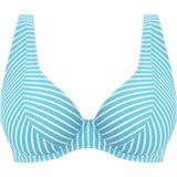 Freya - Jewel Cove - Dames Zwemkleding Top - Stripe Turquoise
