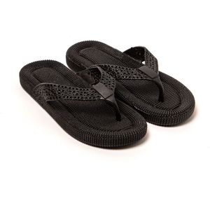 Brasileras Slippers Damen-Zwart-36