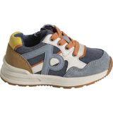 Vertbaudet - Babysneakers - Met Veters en Rits - Veelkleurig - Uitneembare Leren Binnenzool