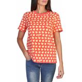 T-shirt - Pink - Teddy Bear Print - Korte Mouwen - Ronde Hals