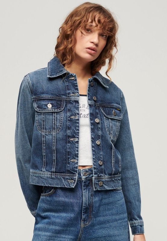 Superdry - Trucker - Spijkerjas - Slim Fit