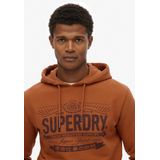 Superdry - Heritage Brand hoodie met relaxte pasvorm - Heren - Hoodies