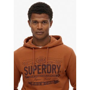 Superdry - Heritage Brand hoodie met relaxte pasvorm - Heren - Hoodies