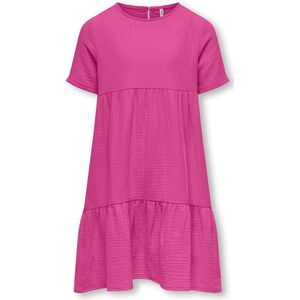 Only - KOGTHYRA - A-lijn Jurk - Raspberry - Katoenmix