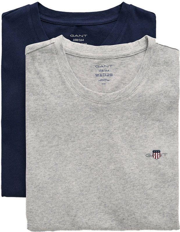 Gant - 900005008 - T-shirt - Unisex - 2 Eenheden
