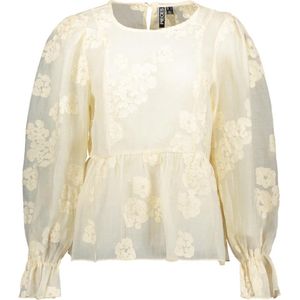 PCDANA LS O-NECK TOP WVN D2D