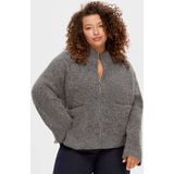Selected Sia Trui Met Volledige Rits Grijs Vrouw