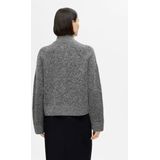 Selected Sia Trui Met Volledige Rits Grijs Vrouw