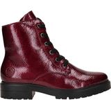 Rieker - Veterboots - Lak - Dames - Antistress-voetbed - Rubber loopzool