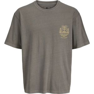 Jack & Jones - Jprblumanson SS Tee - T-shirt - Grijs - Katoen