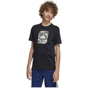adidas - Camo Box - T-shirt - Zwart - Korte Mouwen