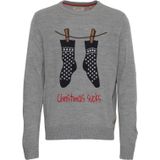 Blend Kersttrui christmas socks