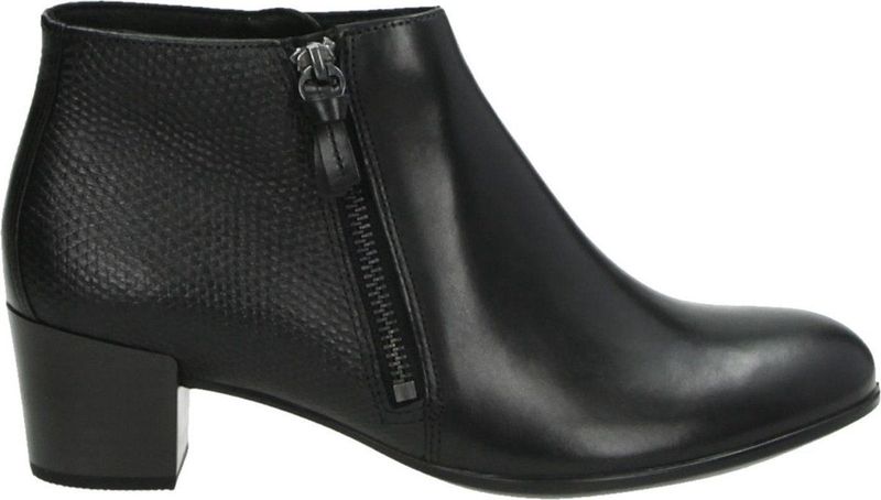 Ecco - 273093 Enkellaarzen - Zwart - Leer