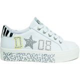 Develab - 059.LEOPARD - Sneakers - Wit - Leer