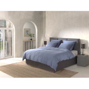 Yellow Dekbedovertrek Bamboo - Tweepersoons - 200x200/220 cm - Ocean Blue