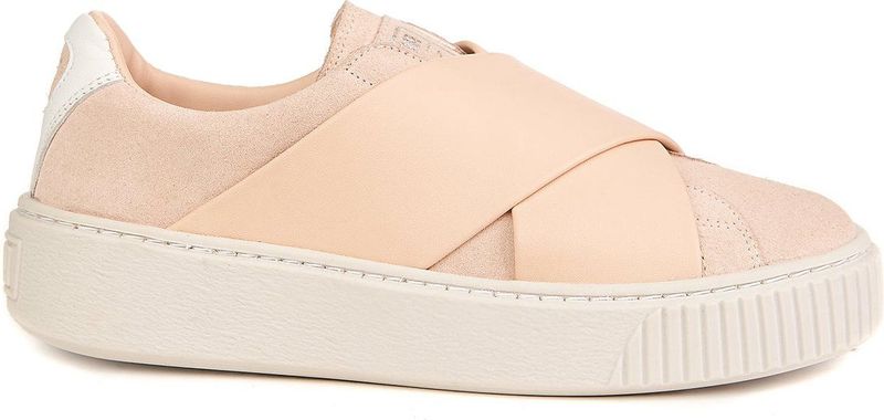 Puma - Zalm - Platform X Wns - Sportschoenen - Casual - Echte Suede Leer