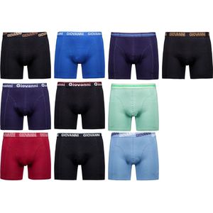Giovanni 10-pak Heren Boxershorts katoen - M37 - Heren onderbroeken - Mannen onderoged - XXL