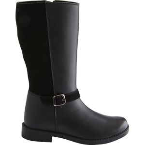 Leren - Meisjeslaarzen - Goud - Leer - Elastomeer Zool - Sluiting met Elastiek en Rits