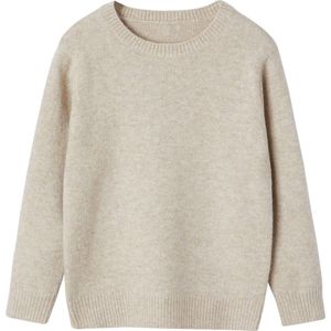 Jongenstruin BASICS - Gemêleerd Wit - Schuimsteek - Lange Mouwen