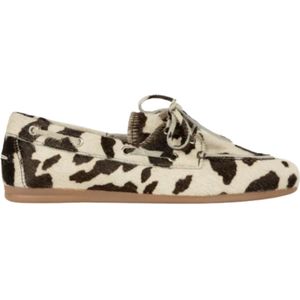 Posa - Boat Loafer - Schoen - Beige - Instapconstructie