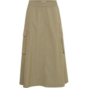 b.young - DELACA - A-lijnrok - Kaki - 3/4 Lengte