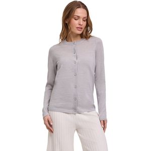 FALKE - Basic New Merino V-Neck - Wol Trui - Grijs