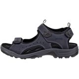 Ecco Offroad Sandalen - Donkerblauw - Nubuckleer - Klittenband Verstelbaar