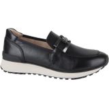 Caprice - Loafers - Black Nappa - Rubber Zool - Uitneembaar Voetbed