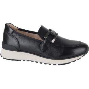Caprice - Loafers - Black Nappa - Rubber Zool - Uitneembaar Voetbed