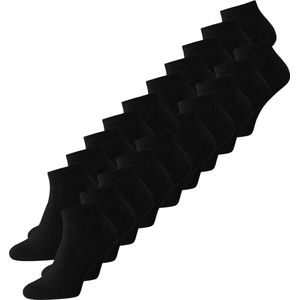 Jack & Jones Sneakersokken Heren JACDONGO - 20 paar invisible sneaker sokken - Zwart - Maat 41/46