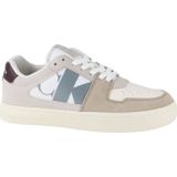 Calvin Klein - Heren Sneaker - Beige - Met Bordeaux Accenten