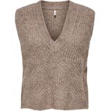 ONLY - ONLGIila - Trui - Bruin Gemêleerd