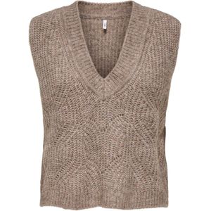 ONLY - ONLGIila - Trui - Bruin Gemêleerd