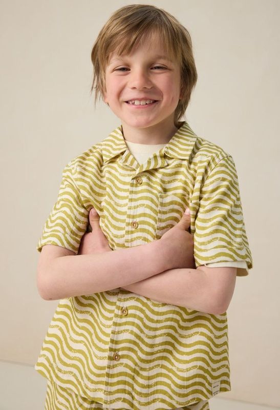 Sissy-Boy - Overhemd - Lichtgroen - Golvende Print