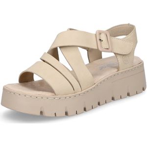 Rieker - Casual Schoenen - Lichtbeige - Dames