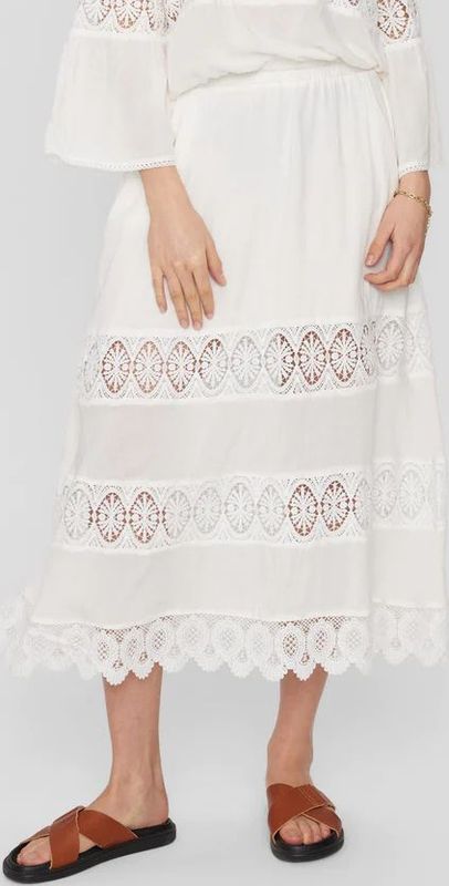 Nümph - Nugaia Skirt 704316 - Midi-rok - Wit