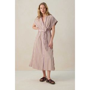 Sissy-Boy - Groene - Jerseyjurk - Maxi-lengte - Korte Mouwen - V-halslijn