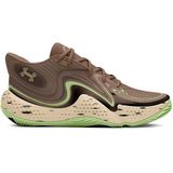 Under Armour - Spawn 6 Mid Camo - Basketbalschoenen - Veelkleurig - EU 44 1/2