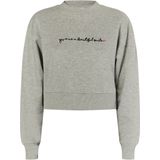 MYMO - Blonda - Sweatshirt - Grijs Gemêleerd - Lange Mouw