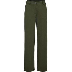Freequent - Fqnanni Pant - Broek - Kombu Green - Dames