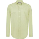 Felix Hardy - Overhemd - Licht Groen - Katoen Linnen - Heren - 2XL