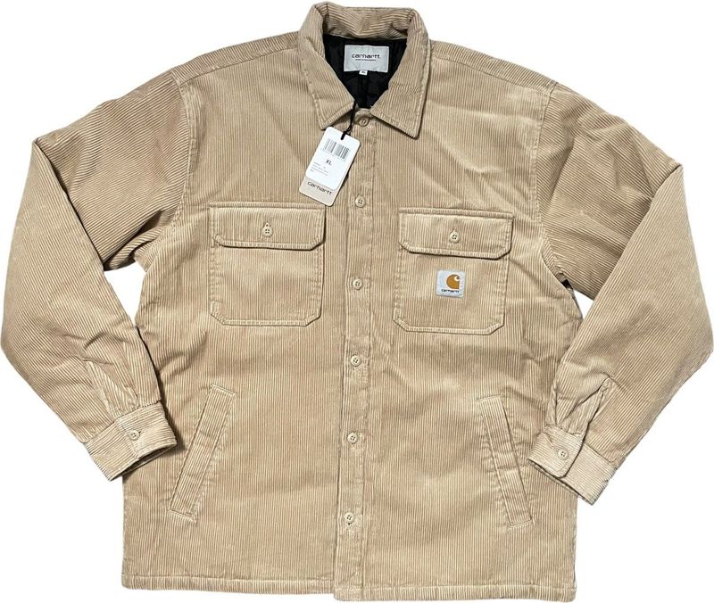 Carhartt Wip - Corduroy Shirt - Beige - Heren - Katoen