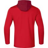 Jako - Champ 2.0 - Jas met Kap - Rood - Bonded-Polyester-Fleece